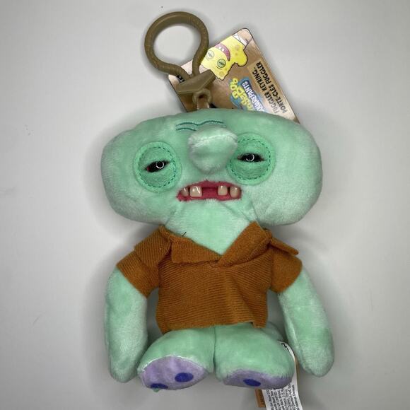 Zuru Fuggler x Spongebob Squarepants Keychain Plush Ring SQUIDWARD 5 in - Picture 2 of 3